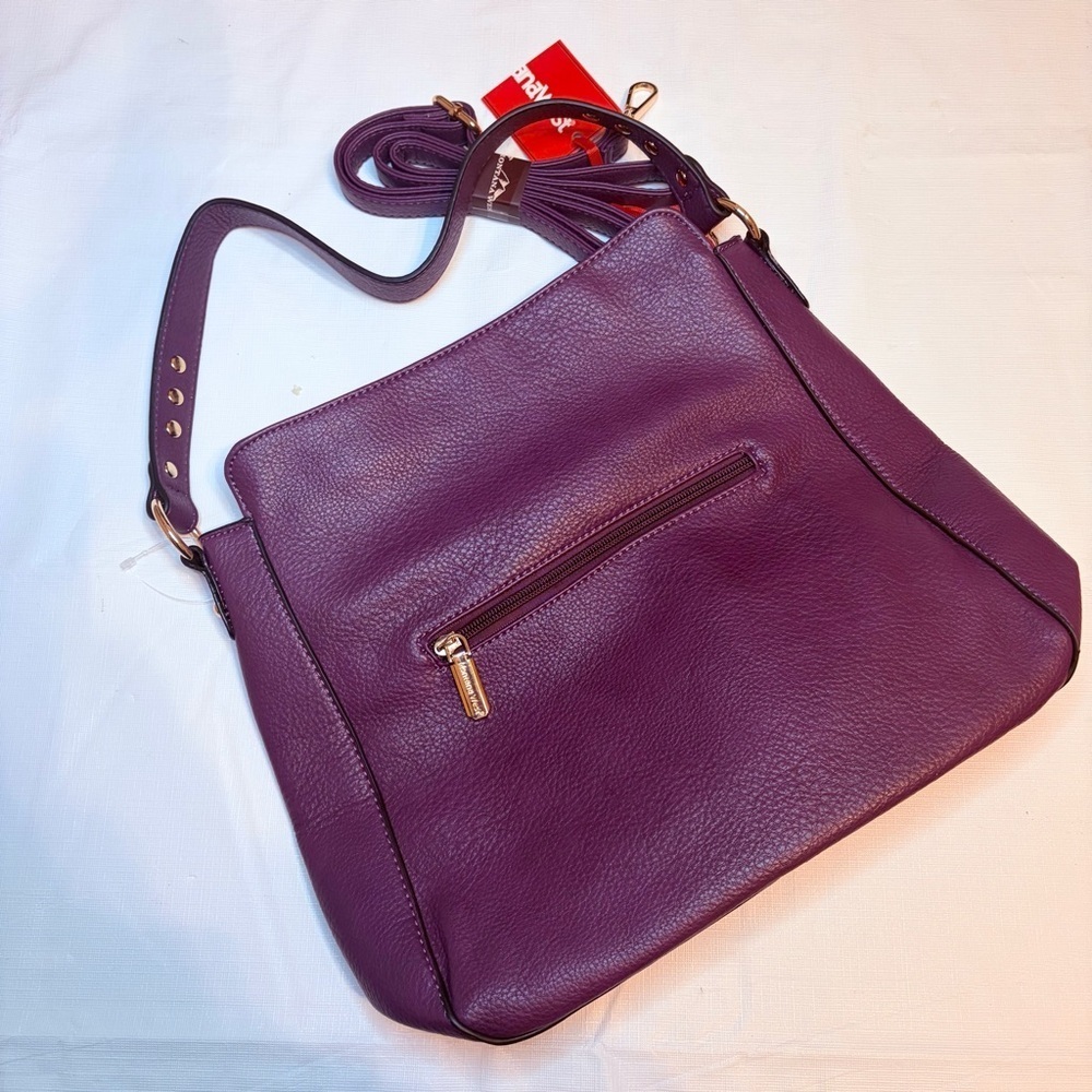Montana West Elegant Plum Purple Shoulder Bag - Picture 2 of 10